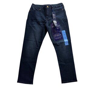 Bandolino Women’s Dark Wash Stretch Jeans Slimming Feature Size 10 - New